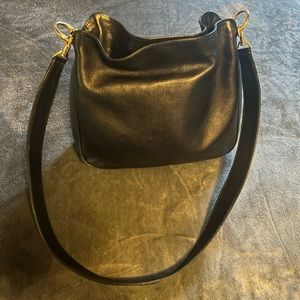 Gucci black crossbody leather bag